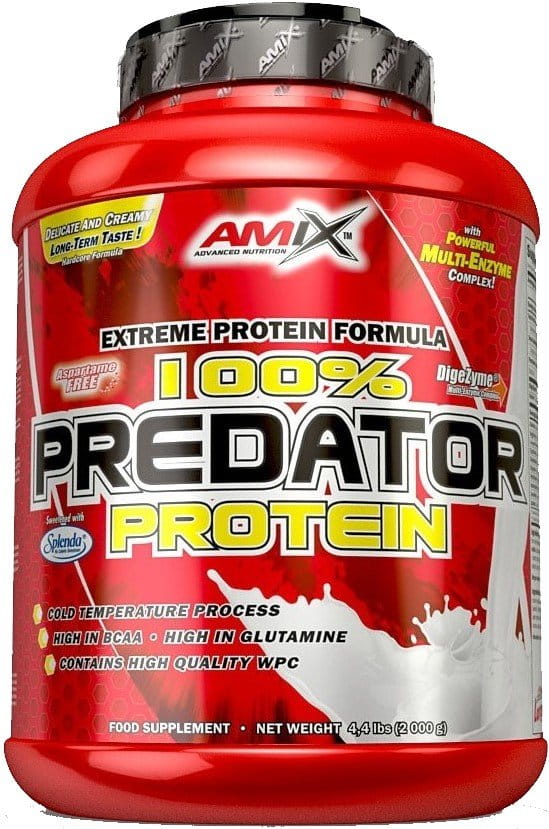 Whey protein powder Amix 100% Predator 2kg banana