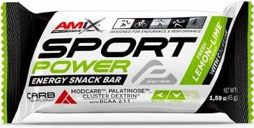 Energy bar with caffeine Amix Sport Power 45g lemon lime