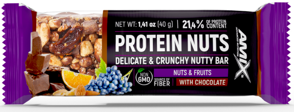 Protein bar with nuts Amix Protein Nuts 40g nuts fruits