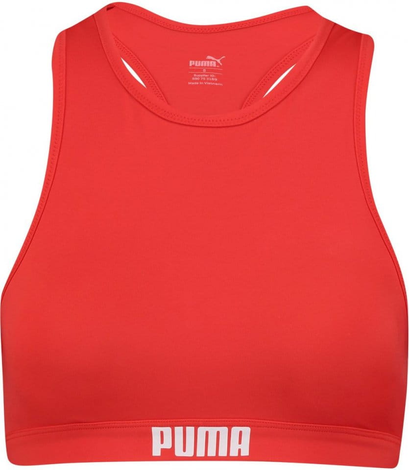 Plavky Puma W Racerback Bikini Top