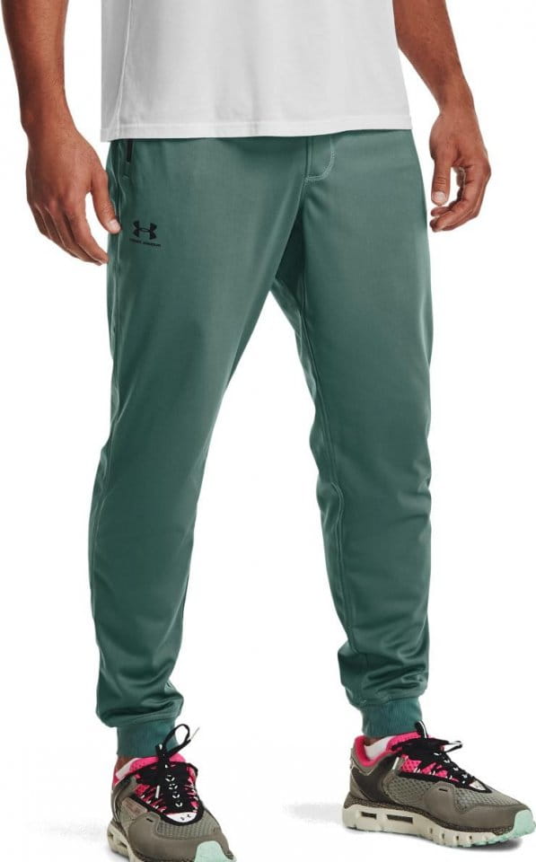 Nohavice Under Armour SPORTSTYLE TRICOT JOGGER-GRN