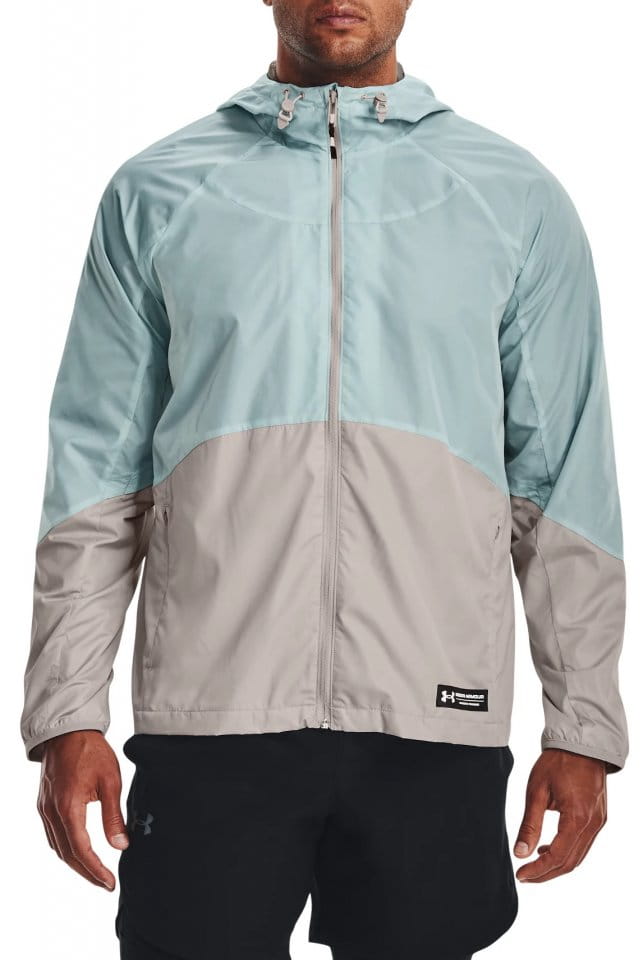 Hooded jacket Under Armour UA Rush Woven FZ-GRY