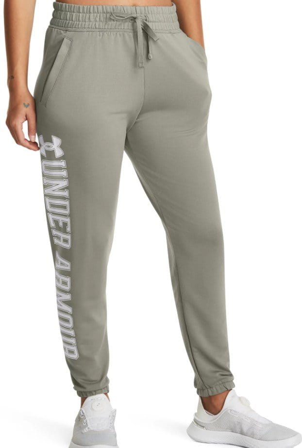 Pants Under Armour UA Rival Terry Graphic Jogr-GRN