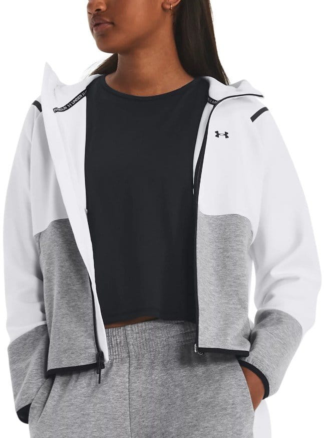Hooded sweatshirt Under Armour Unstoppable Flc FZ-BLK