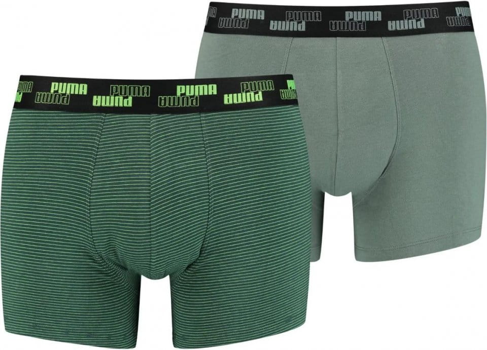 shorts Puma Mini Stripe Boxer 2er Pack Grün F004