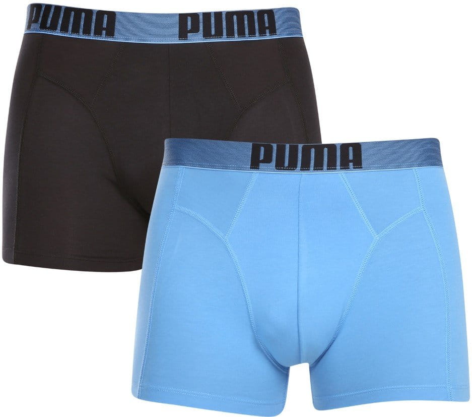 shorts Puma New Pouch Boxer 2er Pack Blau Schwarz F004