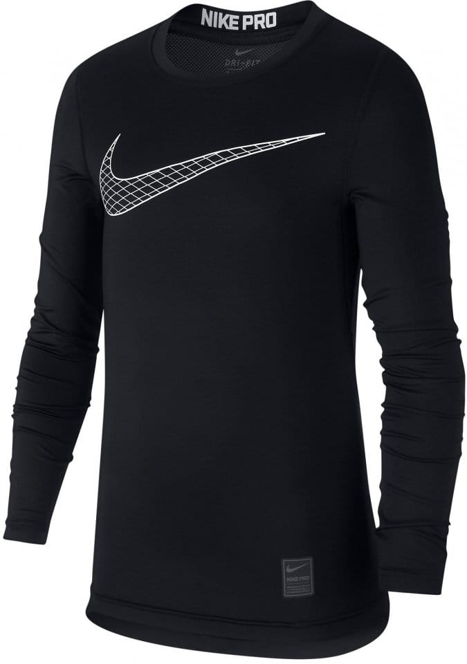 Long-sleeve T-shirt Nike B Pro TOP LS COMP HO18 2
