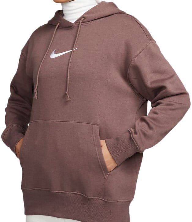 Hooded sweatshirt Nike W NSW FLC OS PO HDY MS