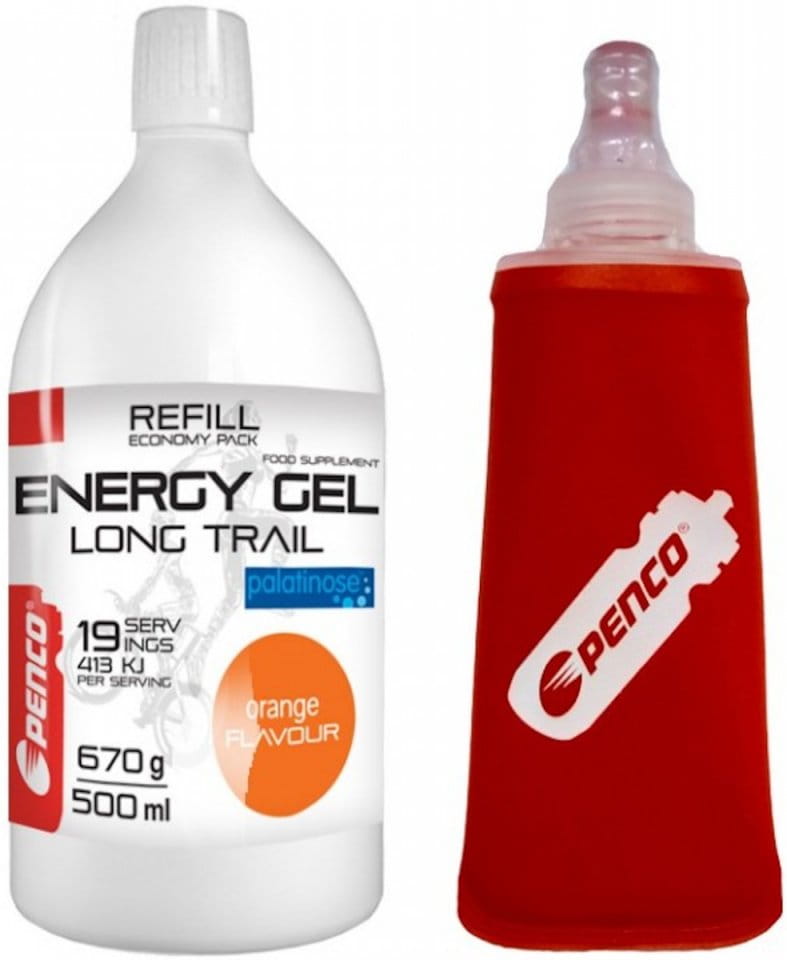 gels PENCO ENERGY GEL LONG TRAIL REFILL + SOFT FLASK orange