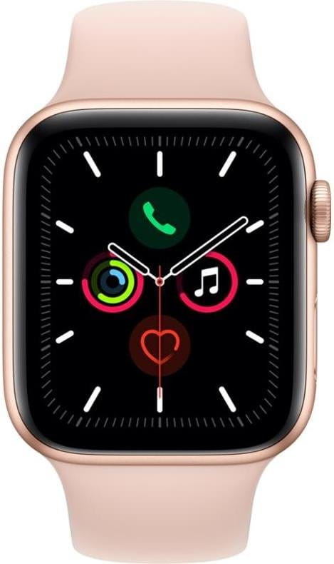 Apple Watch Series 5   GPS, 44mm Gold Aluminium Case with Pink Sand