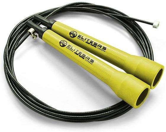 Jump rope ELITE SRS Ultra Light 3.0 Yellow Handles / Black Cable