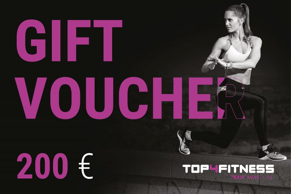 Top4fitness gift voucher worth 200€